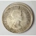 AUSTRALIA 1962 . SIXPENCE . MIS-STRIKE  . OFF CENTRE